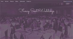 Desktop Screenshot of fancyseatweddings.com